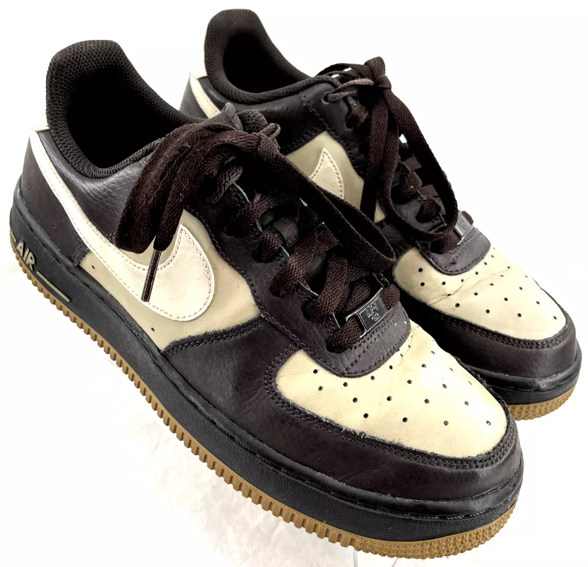 Nike 314192 202 Velvet Brown Air Force 1 Low GS Sneaker Shoes