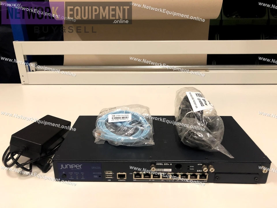 Juniper Networks SRX220H2 + SRX-MP-1ADSL2-A card SRX220 ( not SRX220H ) - Image 2 of 4