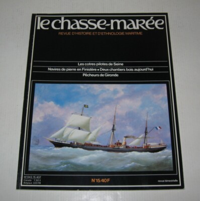 LE CHASSE MAREE NR. 15, 1985, SEHR GUTER ZUSTAND, MARITIME GESCHICHTE, COTRES SEINE, GIRONDE, FINISTERE