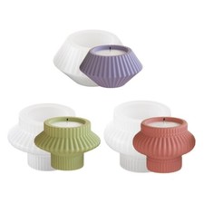 Geometric Shape Jar Silicone Molds Storage Box Epoxy Resin Mould