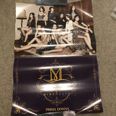 未開封商品♪◇Nine Muses 1集 - Prima Donna (韓国盤) Nine Muses Prima Donna | Unboxing - YouTube
