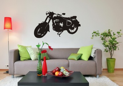 Wandtattoo - AWO-425- Motorrad  - Wall Art - Wandaufkleber