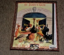 Rare new sealed "The home of Guiness" St. James Gate Men's large T shirt