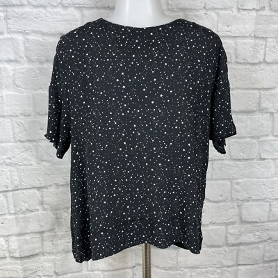 売れ筋商品|||イチ シャツ レディース トップス IHTANYA - Blouse - black LYANER Women's Asymmetrical High Low Short Sleeve Mock Neck