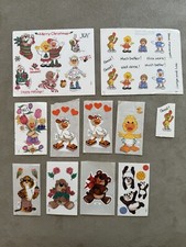 Lot Vintage Suzys Zoo/Suzy Spafford Stickers Bear/Duck/Tigger/Xmas 80 s/90 s