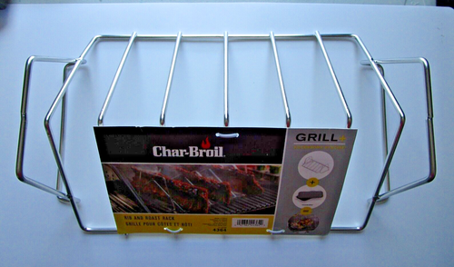 Barbecue Char-Broil Rib & Roast Rack NEUF