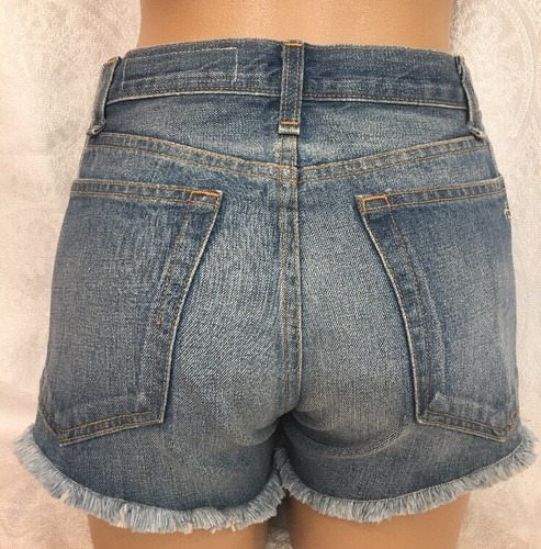 Rag & Bone Shorts Marilyn Cut Off Medium Denim Nwt $295 Size 24 - Picture 4 of 11