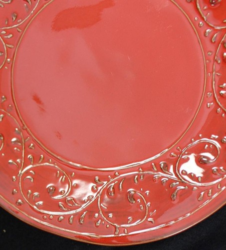 Juego de dos platos de cena de brocado de caja y barril Carmen - Imagen 2 de 5