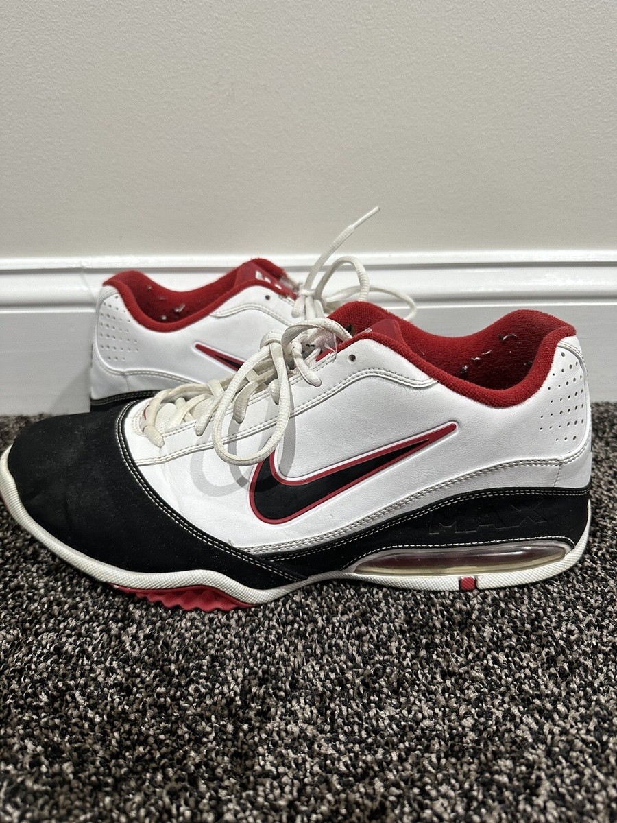 Nike Air Max’s Turnaround Mid Basketball Sneakers Red White