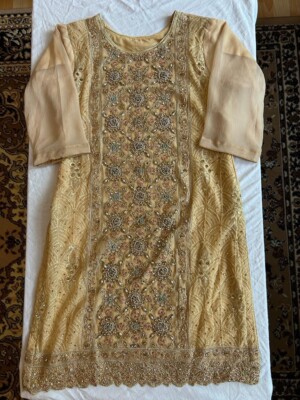 Bollywood Indische Pakistanische Damen Shalwar Kameez Kleid Suit Hochzeit