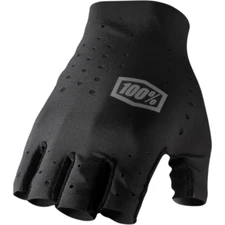 Open Box 100% Adult's Sling Bike Short Finger Gloves Black Size 2XL