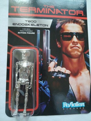 New Funko ReAction Terminator T800 Endoskeleton Action Figure Adult Collectible 