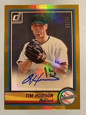 2022 Donruss Tim Hudson /25 Auto Gold Classics Autographs Oakland Athletics🔥🔥
