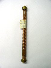 Water Heater Connector, Lead-Free, Corrugated Copper, 3/4" FIP x 15-In.