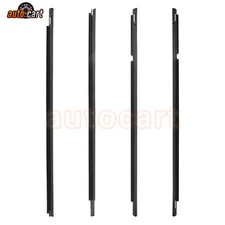 4Pcs Door Seal Belt Molding Weatherstrip For Toyota Corolla CE LE S XRS 1.8L