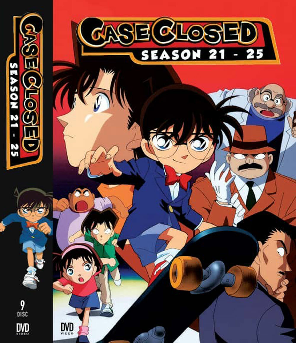 DVD ANIME CASE CLOSED ~DETECTIVE CONAN~ SEASON 21-25 ENGLISH