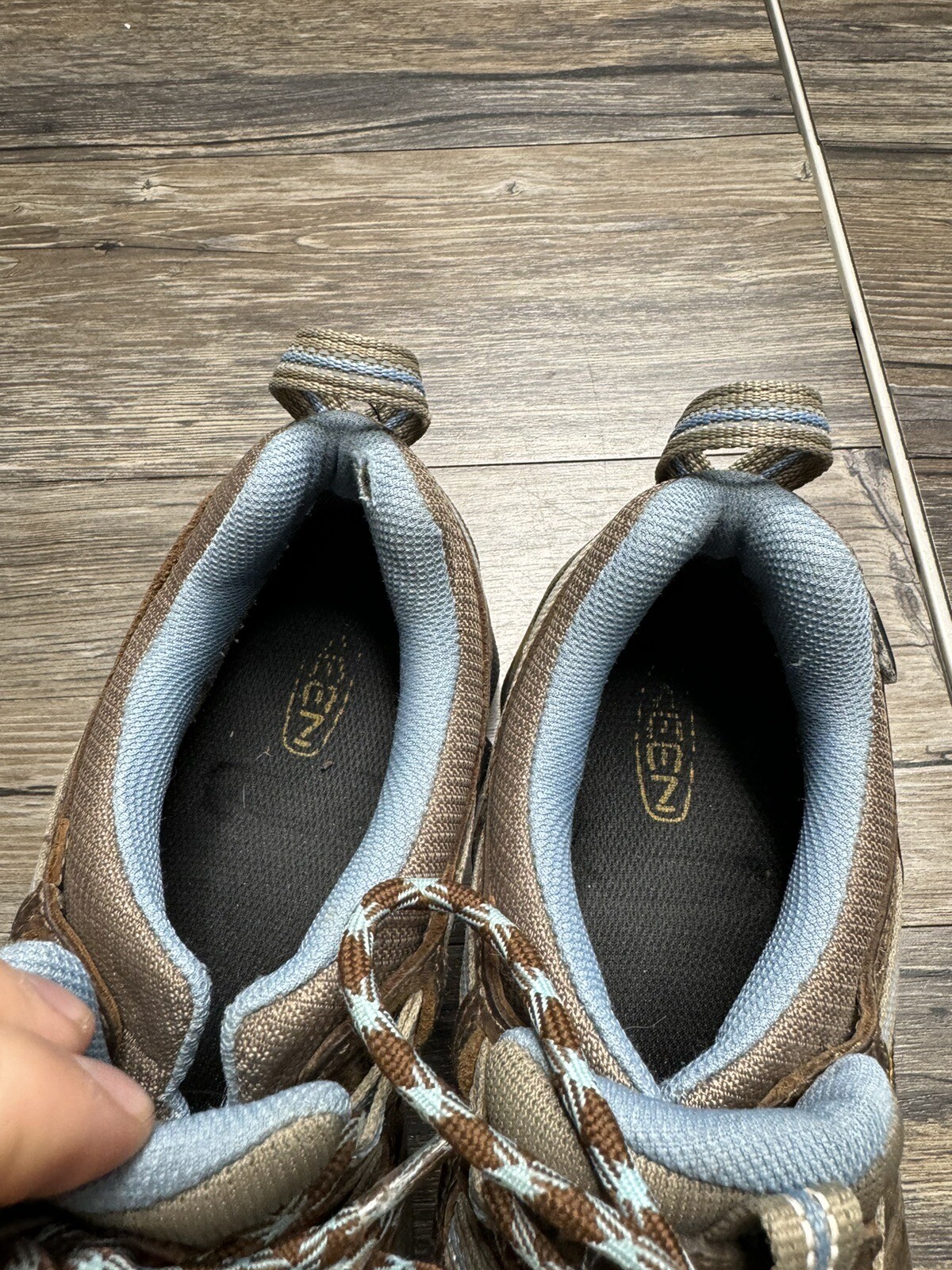 Scarpe da passeggio escursionismo impermeabili KEEN Targhee II 9 5 blu marrone #1004085