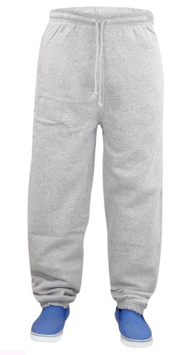 New Mens Jogging Bottom Fleece Joggers Open Hem With 3 Zip Pockets S - 6XL - Picture 5 of 8