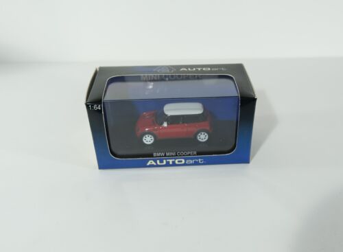 Autoart BMW Mini Cooper Red 20024 1/64 Diecast Model Car Original Box M5 - Picture 7 of 7
