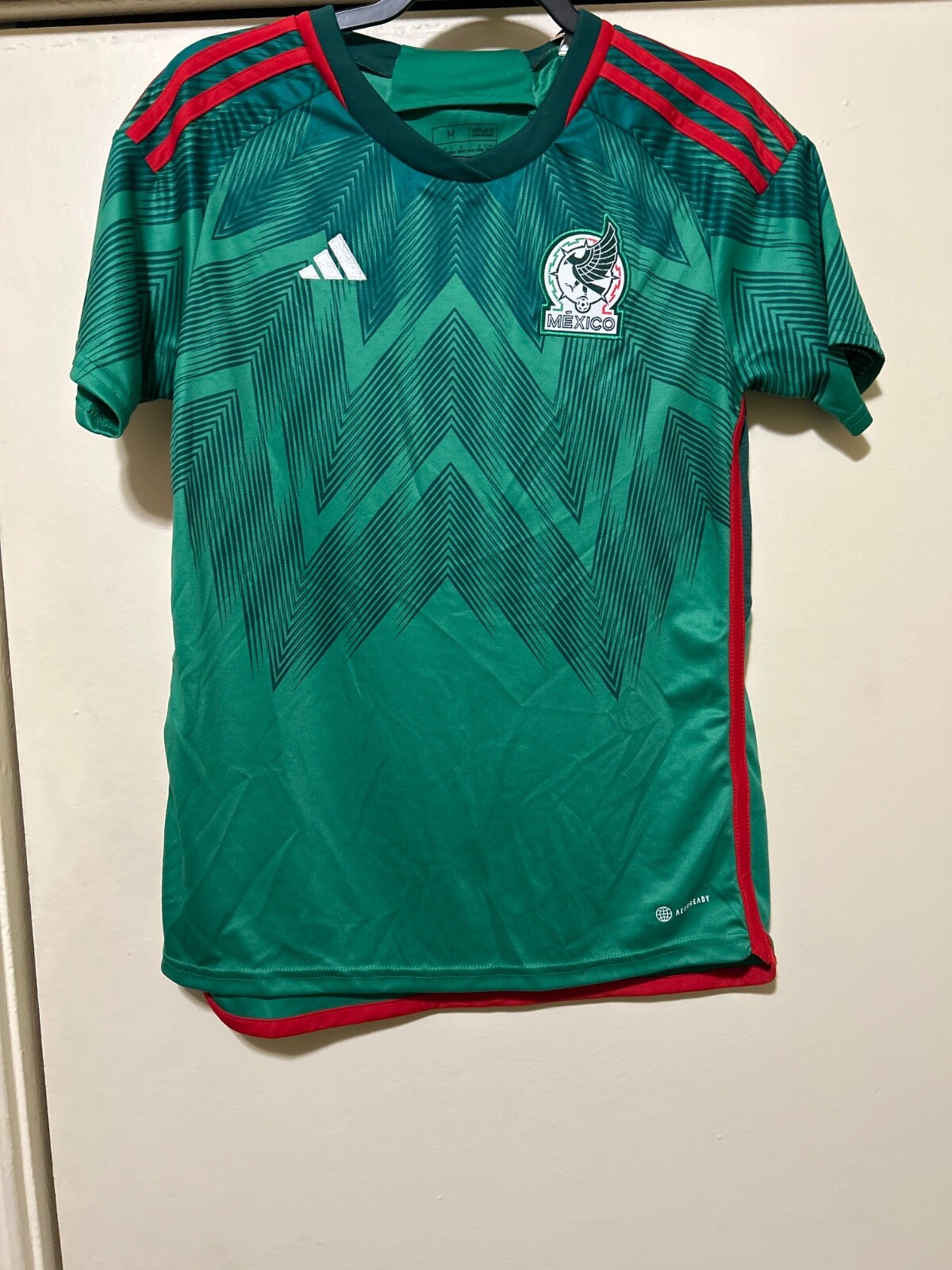 Green Mexico Home Jersey 2022-2023 Aeroready Adidas 