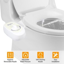 Bathroom Bidet Toilet Seat Attachment Fresh Water Spray Clean Kit Non-Electric