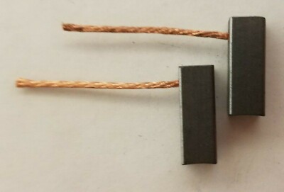1/4 x 1/4 Motor Carbon Brush, 11/16 long, Grade A37, Set of 2