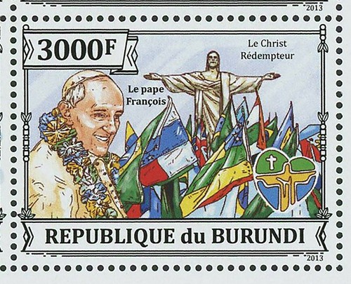Pope Francis Stamp Visit To Brazil Vatican Catholic Church S/S MNH #3303-3306 - Picture 11 of 12