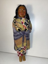 Antique Native American Skookum Doll 15"