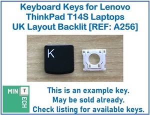 Tastatur Ersatz Tasten für Lenovo ThinkPad T14S Laptops UK Layout Hintergrundbeleuchtung