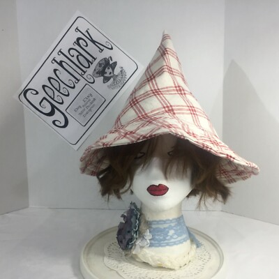 Hedge witch hat,  wizard, wiccan, magic, cosplay, sz L, Geechlark 6257