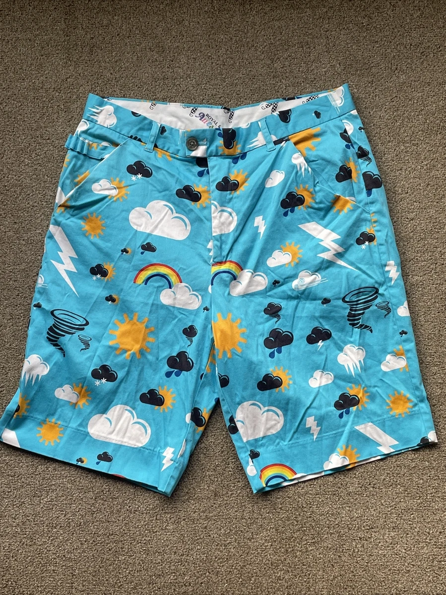 Mens patterned hotsell golf shorts