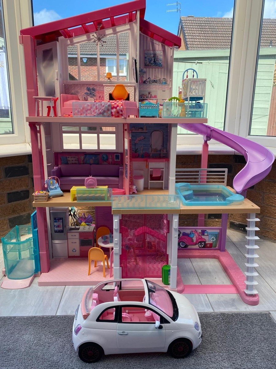 Dollhouse Barbie Dream House Fhy73 Barbie Girls Storey Doll Dream