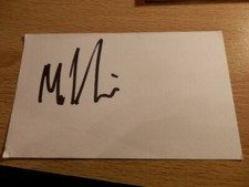 MALCOLM WEBSTER   - ACTIVE / RETIRED PLAYERS - ALL LEAGUES -AUTOGRAPHED CARD
