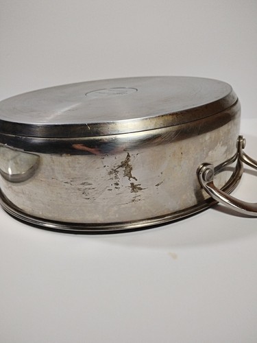 Lagostina 5.2 Quart Casserole Shallow Pot Stainless Steel With Glass Lid Fryer - Picture 11 of 13