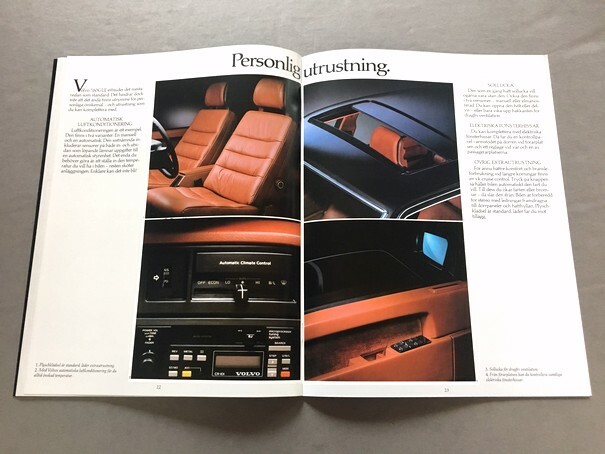 Volvo 760 brochure