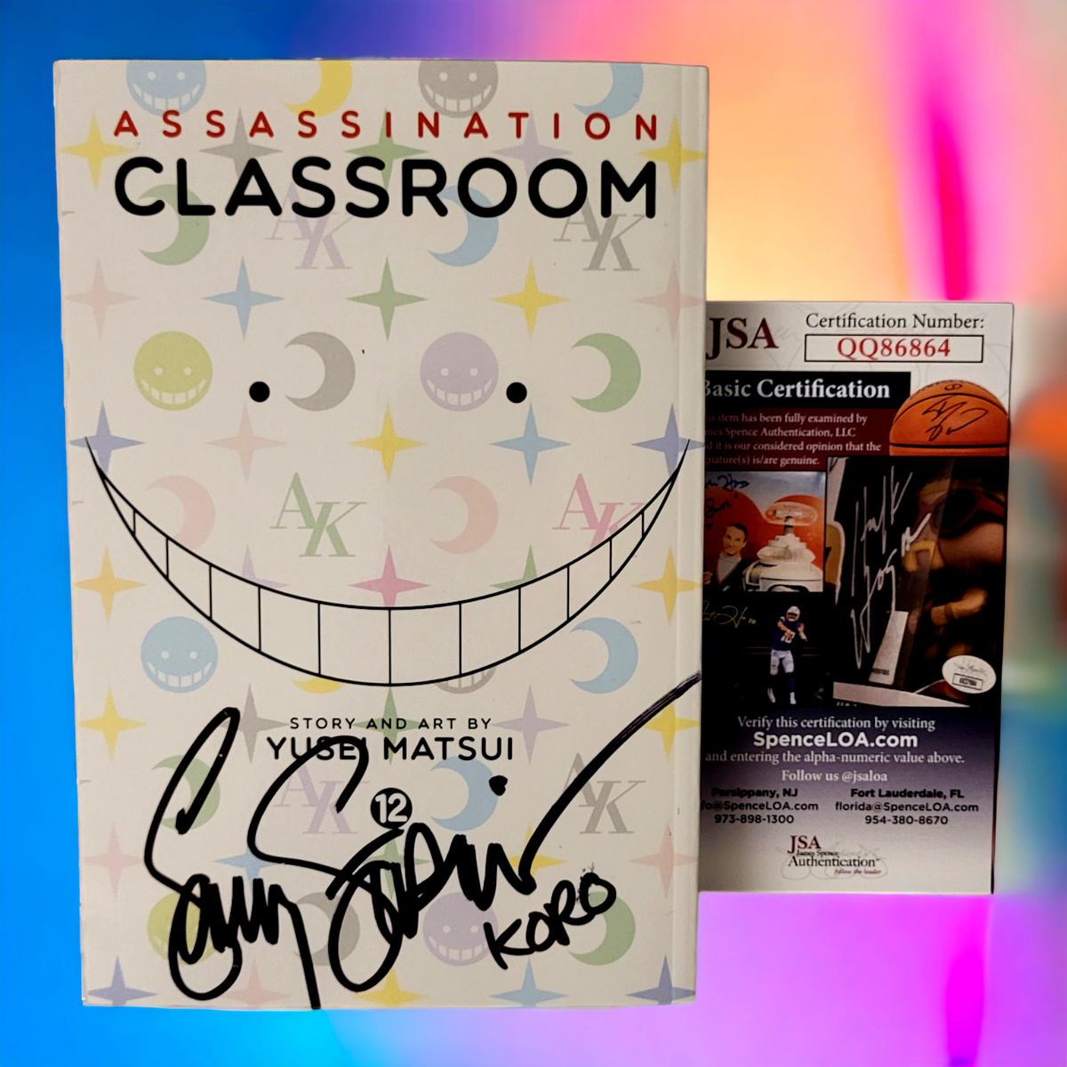 Assassination Classroom Signed Manga Korosensei Sonny Strait