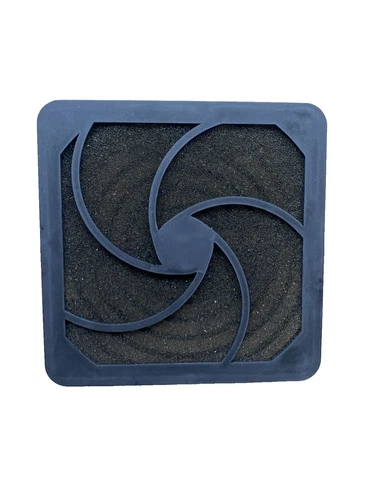 Filtro Ventola 12.5x12.5 cm - Lavabile in Schiuma Poliuretanica, Ricambio NEW