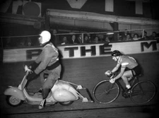 Jean Robic French racing cyclist winner Tour de France 1947 cyclo - Old Photo