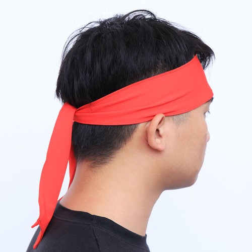 Mens Red Bandana Rambo Headband Football Pirate Costume Washable Women