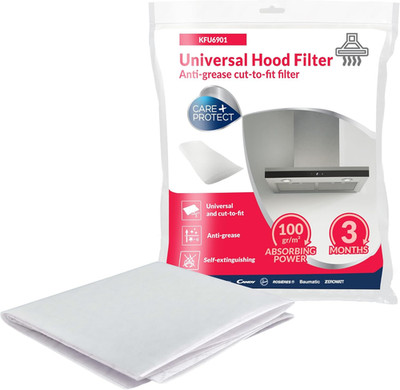 Care+Protect Dunstabzugshaubenfilter - Universal - Zuschneidbar - Anti-Fett - Anti-O
