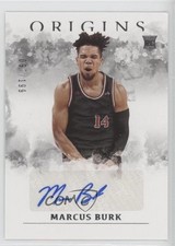 2021-22 Panini Chronicles Draft Picks Origins Rookie /199 Marcus Burk Auto 05ol