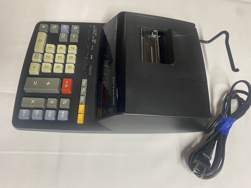 Sharp EL-2196BL 2 Color Standard Function Basic Printing Calculator Black Clean - Picture 3 of 4