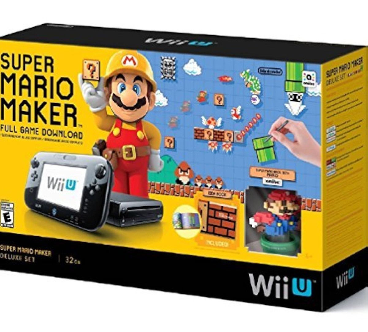 Super Mario Maker Console Deluxe Set Nintendo Wii U 32GB