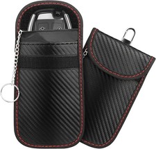 Diyife Keyless Go Schutz Autoschlüssel, 2 Stück Schutz Keyless Hülle mit Ringe, 