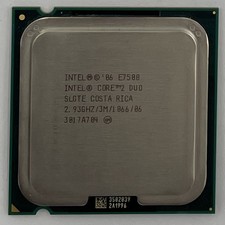 Intel Core 2 Duo E7500 Desktop CPU Processor- SLGTE