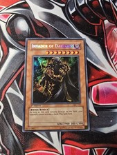 YUGIOH! INVADER OF DARKNESS IOC-111 1ST EDITION SECRET RARE - LP