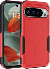 2 in 1 Heavy Duty Military Grade Case for Google Pixel 10 Pro XL - Rugged Red Co