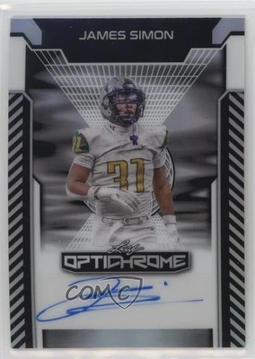 2025 Leaf Optichrome Auto Silver Prismatic /10 James Simon #BA-JS1 Auto