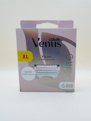 Gillette Venus Satin Care XL Rasierklingen Rasierer Intimbereich 6 Ersatzklingen