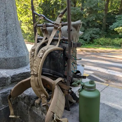 #ad Military Alice Pack Kidney Pad amp; Waist Pressure Relief Belt Outdoor Hiking $31.99